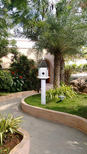 Paradise Birdhouses - Magnolia Bird House (Black) #TOP2