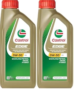 Castrol – Castrol EDGE 5W-30 C3 Motoröl - 1L (Packung mit 2)