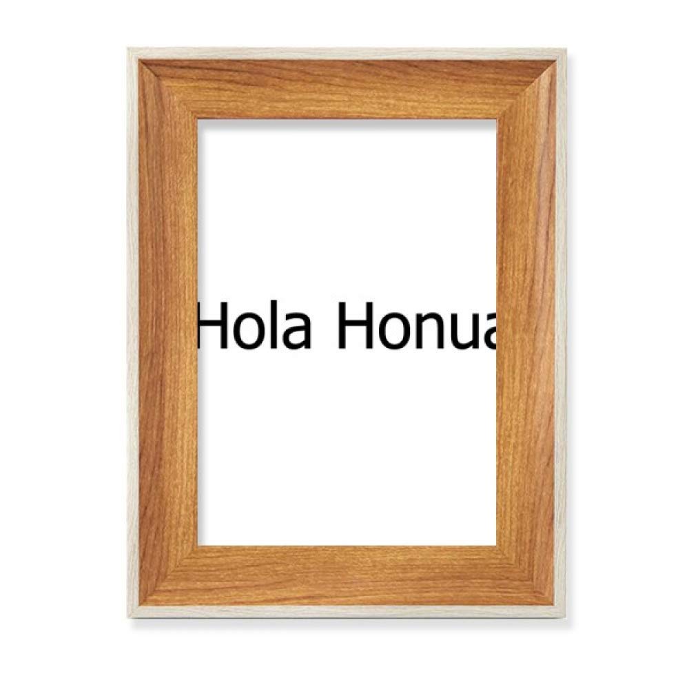 Cadre de photo en bois Bonjour Le Monde pour organiser vos images de bureau et peinture d'art