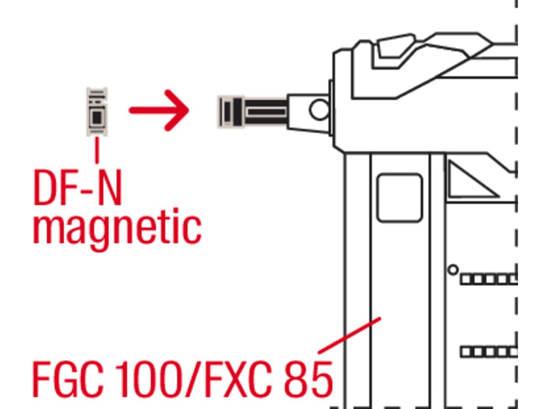 fischer - Grapa Metalica Doble BSMZ 8 DF para abrazaderas metalicas de 100