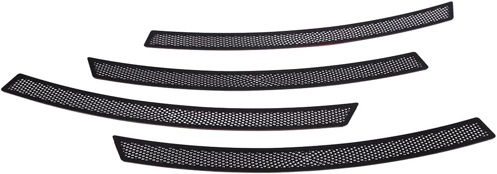 Blackout Side Marker Lights Cover Compatible with 2014-2019 Chevy Corvette C7 Accessories Front/Rear Wheel Eyebrow Blackout Side Marker Lights Cover Stainless Steel Mesh Grill Guard Trim