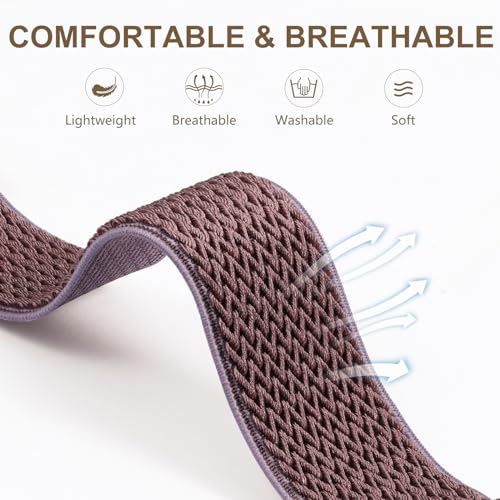 Image of Easuny 5 Pack Stretchy Bands Compatible with Apple Watch 40mm 41mm 42mm 38mm 44mm 45mm 46mm Women, Elastic Fabric Nylon Strap Wristband for iWatch SE 3 2 1 Series 11 10 9 8 7 6 5 4 3 Boho Solo Loop
