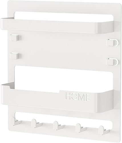 Miniatura 8 de Juego de estantes adhesivos de pared, organizador de almacenamiento flotante, estantes de baño de montaje en pared, juego de soporte compacto para