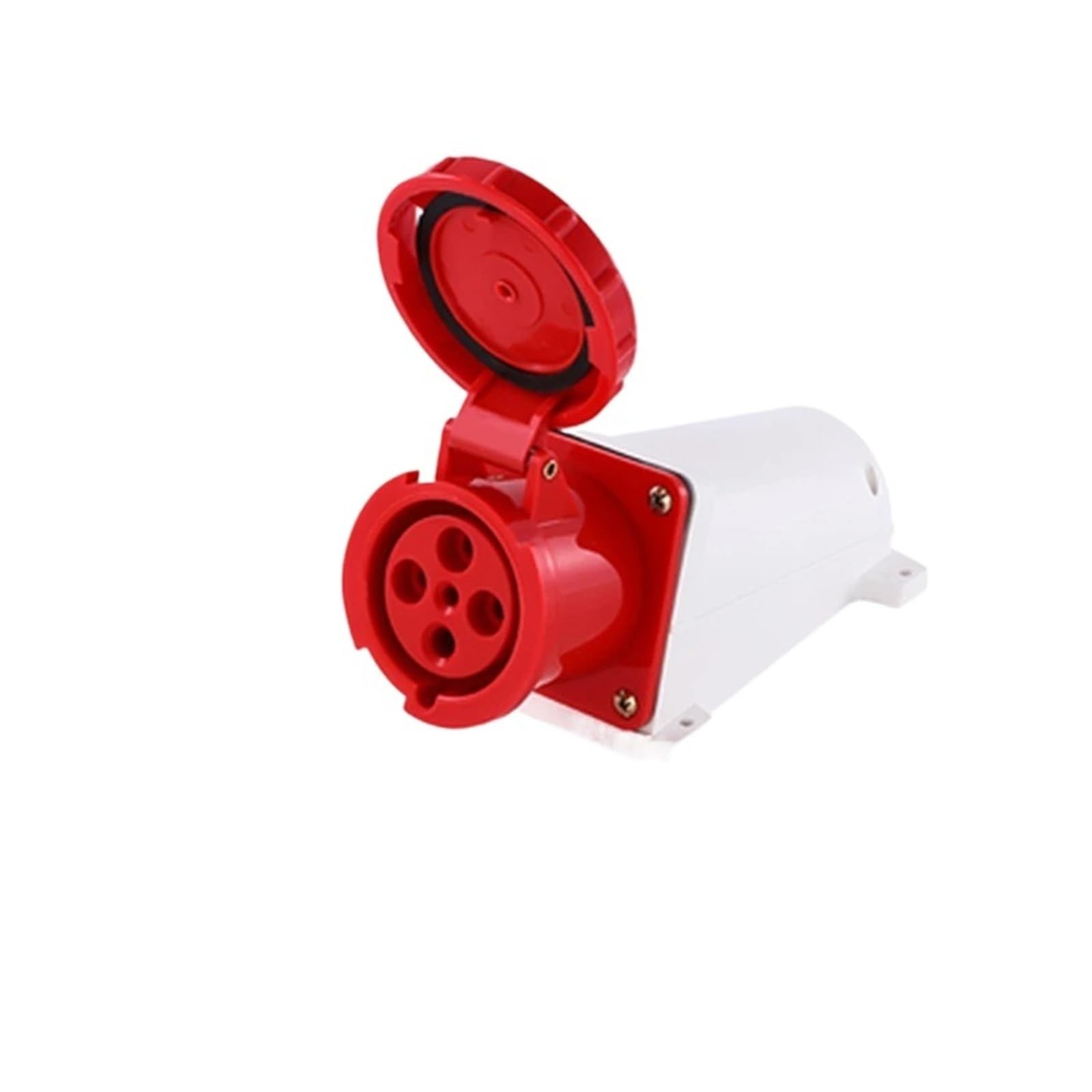 Enchufe industrial IP67 hermético 4P 125A que frena el agua y el polvo en talleres