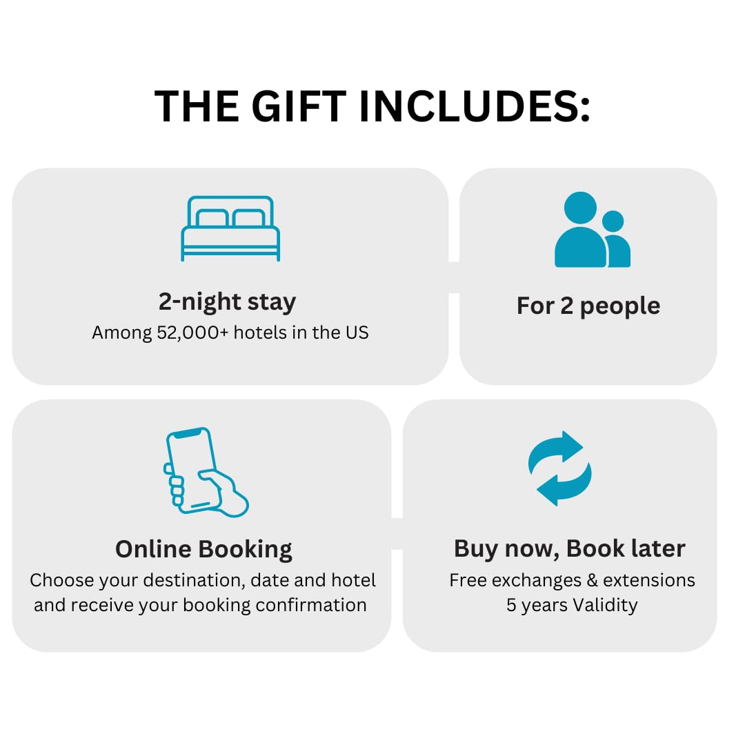 Wonderbox - Experience Gift – Weekend Getaway for 2 –2 Hotel Nights for 2 People, Up to 52 000 Hotels, Access to Online Booking Platform, 3, 4 and 5* Hotels - Image 2