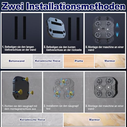 Music Boxing Machine, Kinder Musik Box Maschine, Smart Bluetooth Box Maschine mit Musik, Indoor Interaktiver Wandmontierte Trainer, Musik Boxen Sport Spielzeug für Kinder, Geschenke für Kinder Jungs