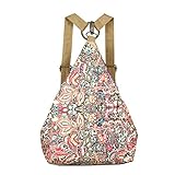 Black Butterfly Original Women's Bohemia National Style Canvas Backpack Shoulder Bag (small), a