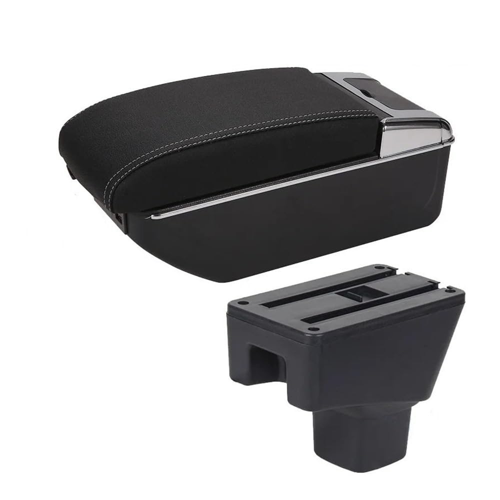 Aierdeyp A3 Black White 7Usb Car Armrest Box For Suzuki For Sx4 Car Armrest Box