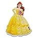 Disney © Die Schöne und das Biest Belle Prinzessin - Aufnäher, Bügelbild, Aufbügler, Applikationen, Patches, Flicken, zum aufbügeln, Größe: 7,5 x 5,7 cm