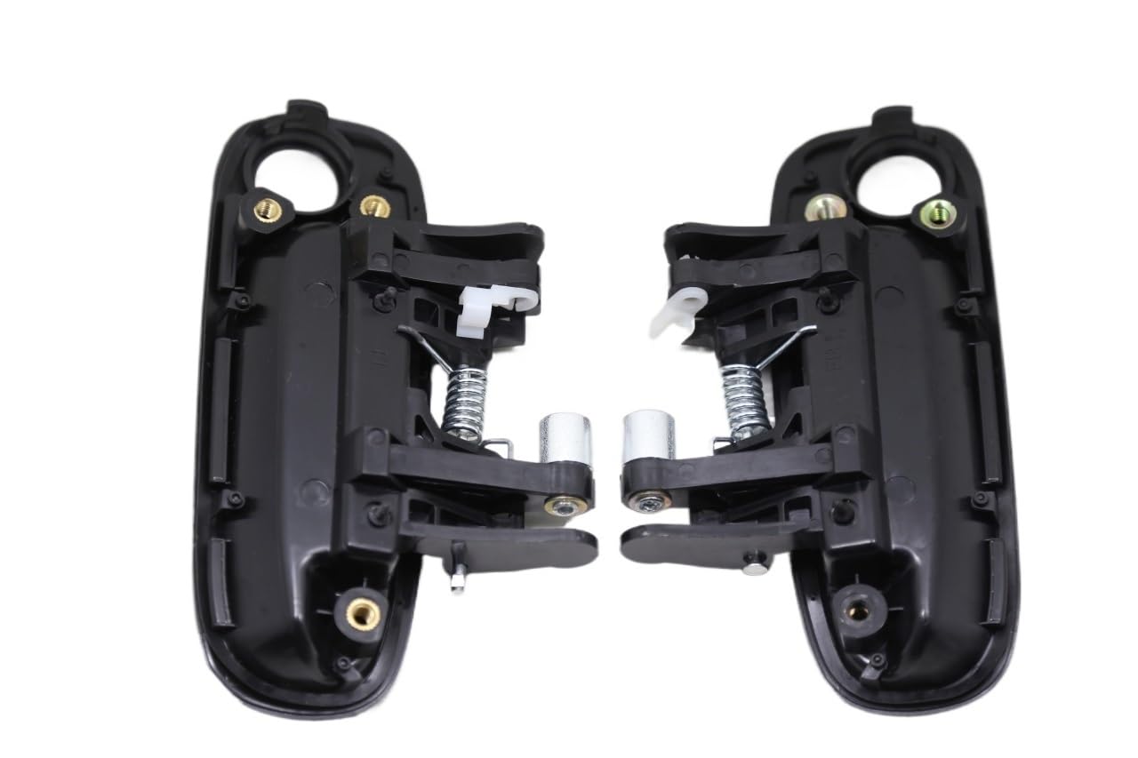 NingRuiBhd Car Sliding Outer Door Handle for Toyota for Corolla 1998-2002 Black Exterior Door Handle(Front Left Right)
