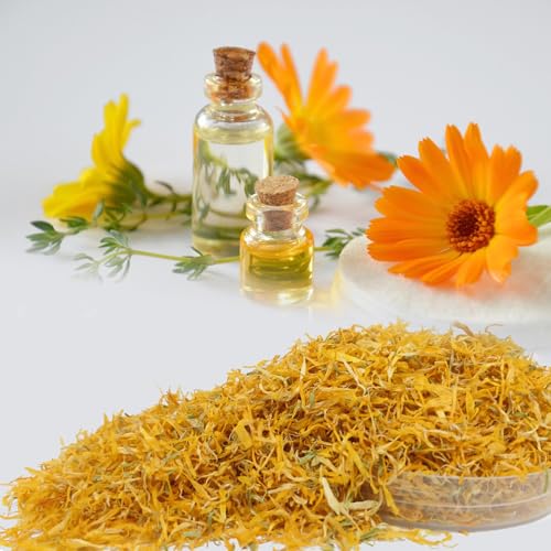 dried calendula flowers petals natural calendula bulk for crafting - 1 oz