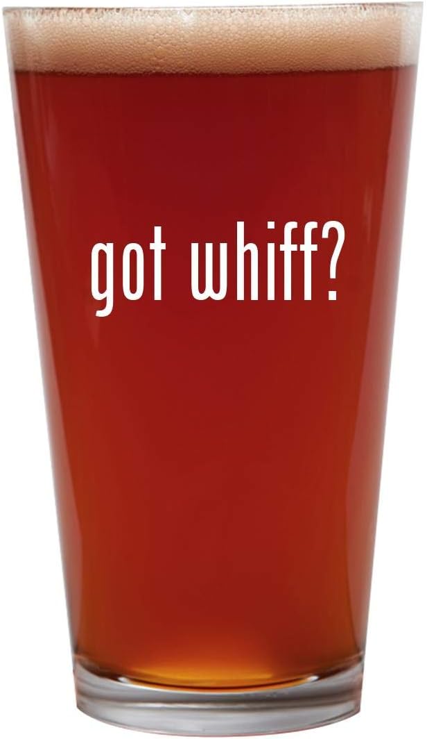 got whiff? 16oz Beer Pint Glass Cup Beer Glasses