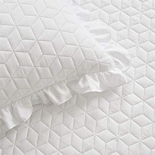 Parure de lit king size haut de gamme au design géométrique et chic