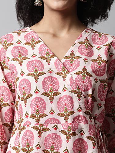 Image of feranoid Women Cotton Angrakha Kurti