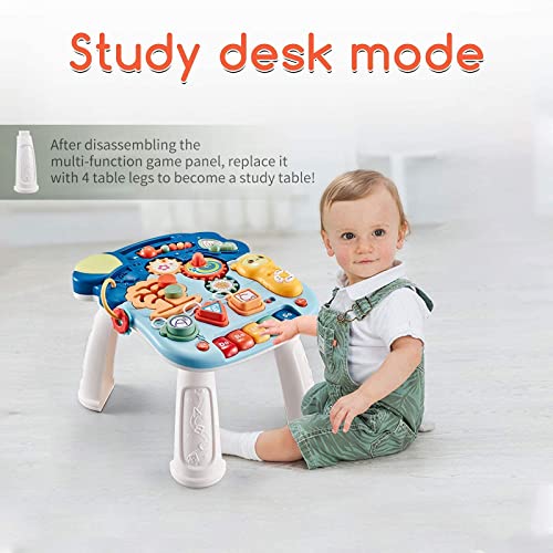 Q-FQRM Lauflernwagen für Babys |Multifunktionale Lauflernhilfe mit Licht, Musik und Spielen,Höhenverstellbar, Abnehmbare Baby Walker für 9-36 Monate - Image 7