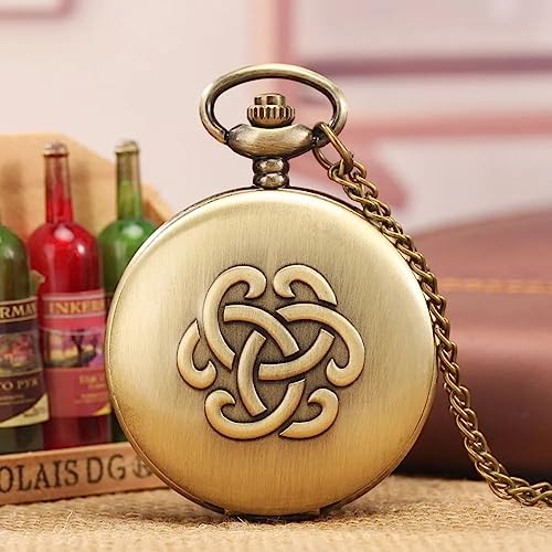 ZALTAS Corda de bronze flores nó design quartzo relógio de bolso suéter cadeia colar FOB relógio pen