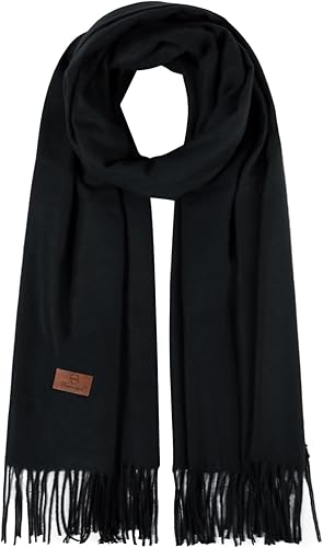 Pashmina Scarf Winter Warm Solid Colors Scarves and Wraps Classic Soft Fashion Shawl Wrap Fringe For Men Women