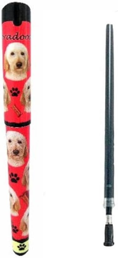 Blond Labradoodle Bundle of Two Items: Easy Glide Gel Pen & Refill by E&S Pets