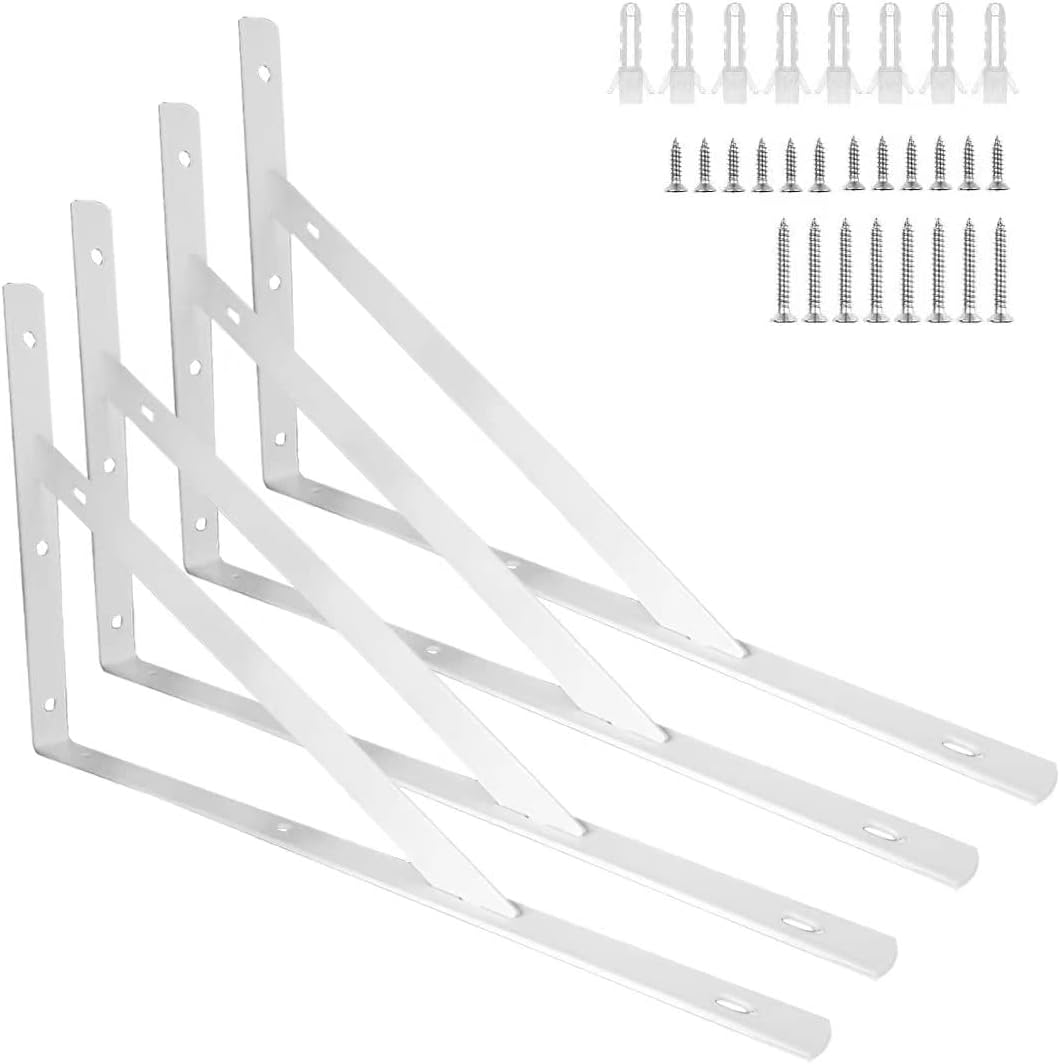 Heavy Duty Shelf Bracket 12 Inch,Triangle Shelf Bracket