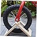 Housoutil Wooden Scooter Stand Detachable Bike Holder for Easy Parking Stylish Design Tool Installation for Indoor and Outdoor Use