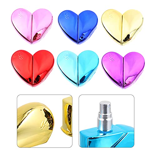 Minkissy 6Pcs Reizen Parfum Navulbare 25Ml Hartvormige Parfum Parfum Spray Fles Parfum Spuit - Image 8