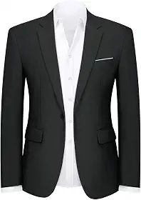 Blazer masculino slim fit de um botão, jaqueta esportiva leve para casamento, negócios, festa