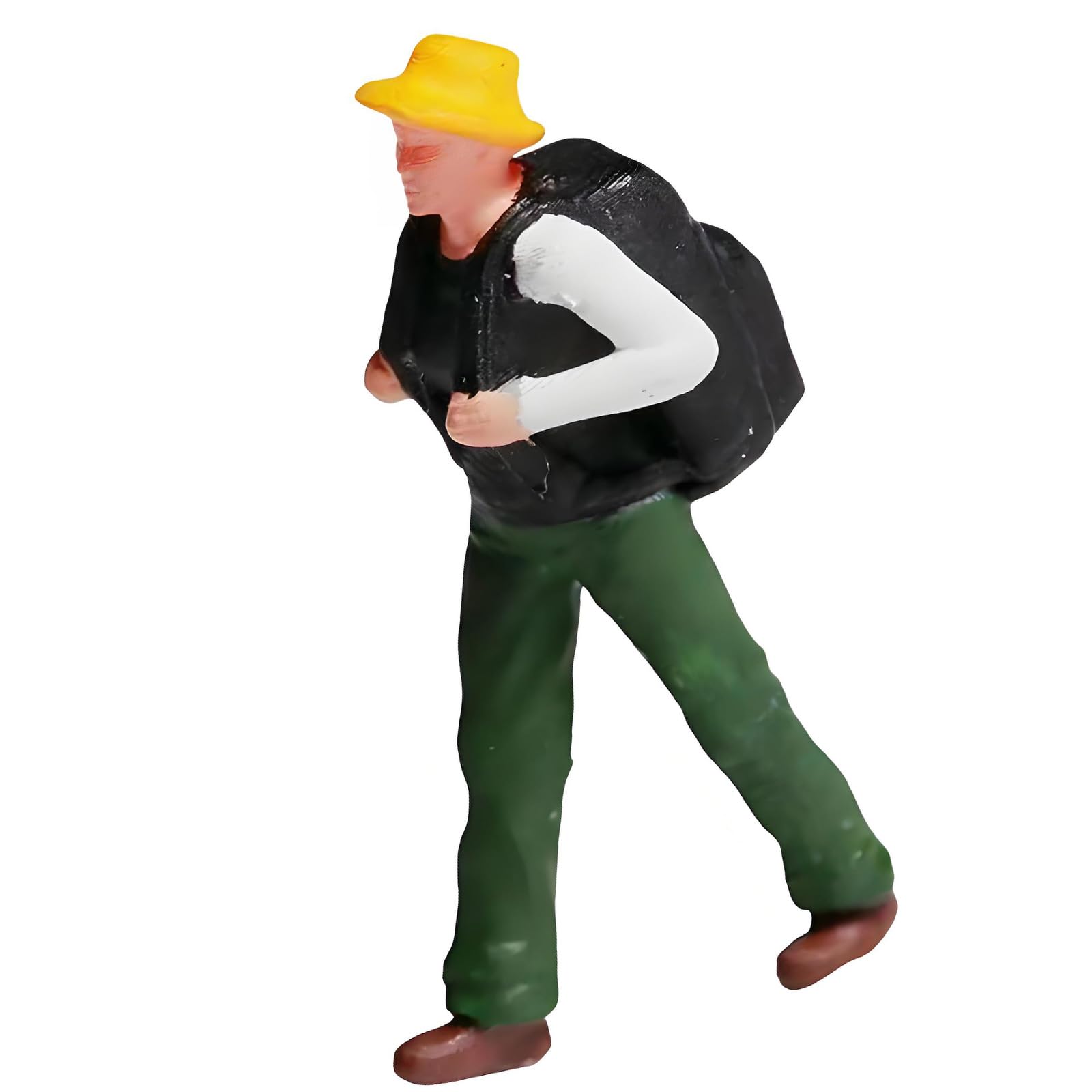 Hredyqw Scale Figures Dioramas Miniature Rock Climbing Figurines Resin Texture for Dioramas Display and Home Decoration
