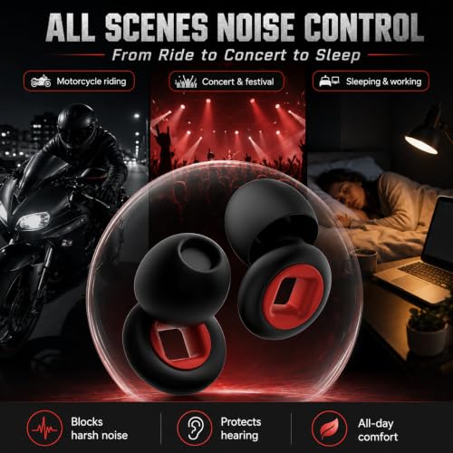 Jintion Motorcycle Ear Plugs