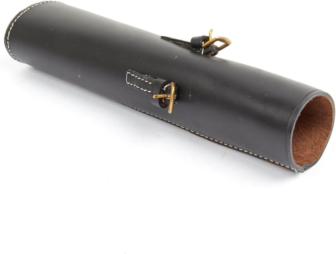 IMA German WWII 98k Rifle Scope Black Leather Carry Case with Carry Strap