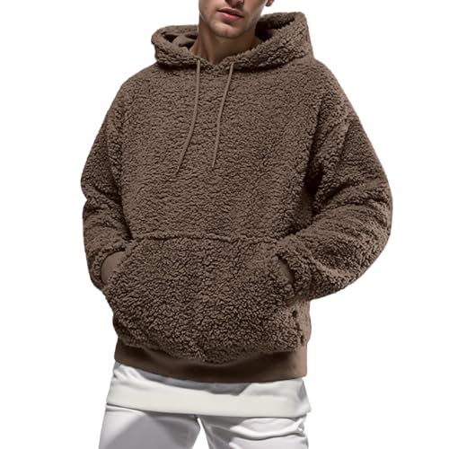 Sweat à capuche homme d'hiver en polaire pour rester au chaud