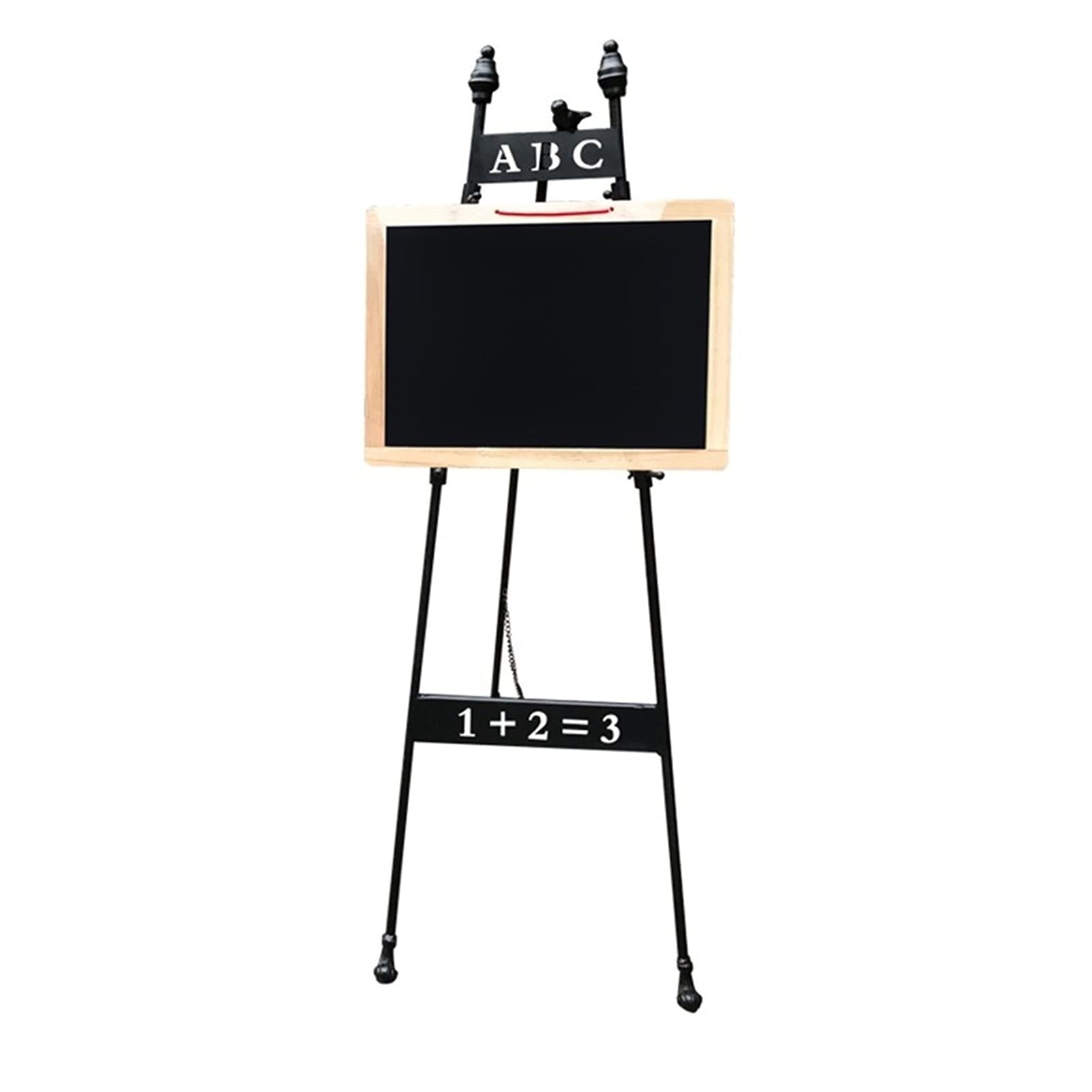 HADECOLL Adjustable Oil Painting Easel,Training Center Floor-Stand Sketch Tripod,As For Lover Drawing,Black