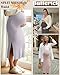 Neer 3 Pack Women's Maternity Skirts, Split Midi High Waist Ribbed Knit Solid Stretchy Pregnancy Pencil Long Skirt Clothes(Light Pink, Light Purple, Dark Gray,XX-Large)