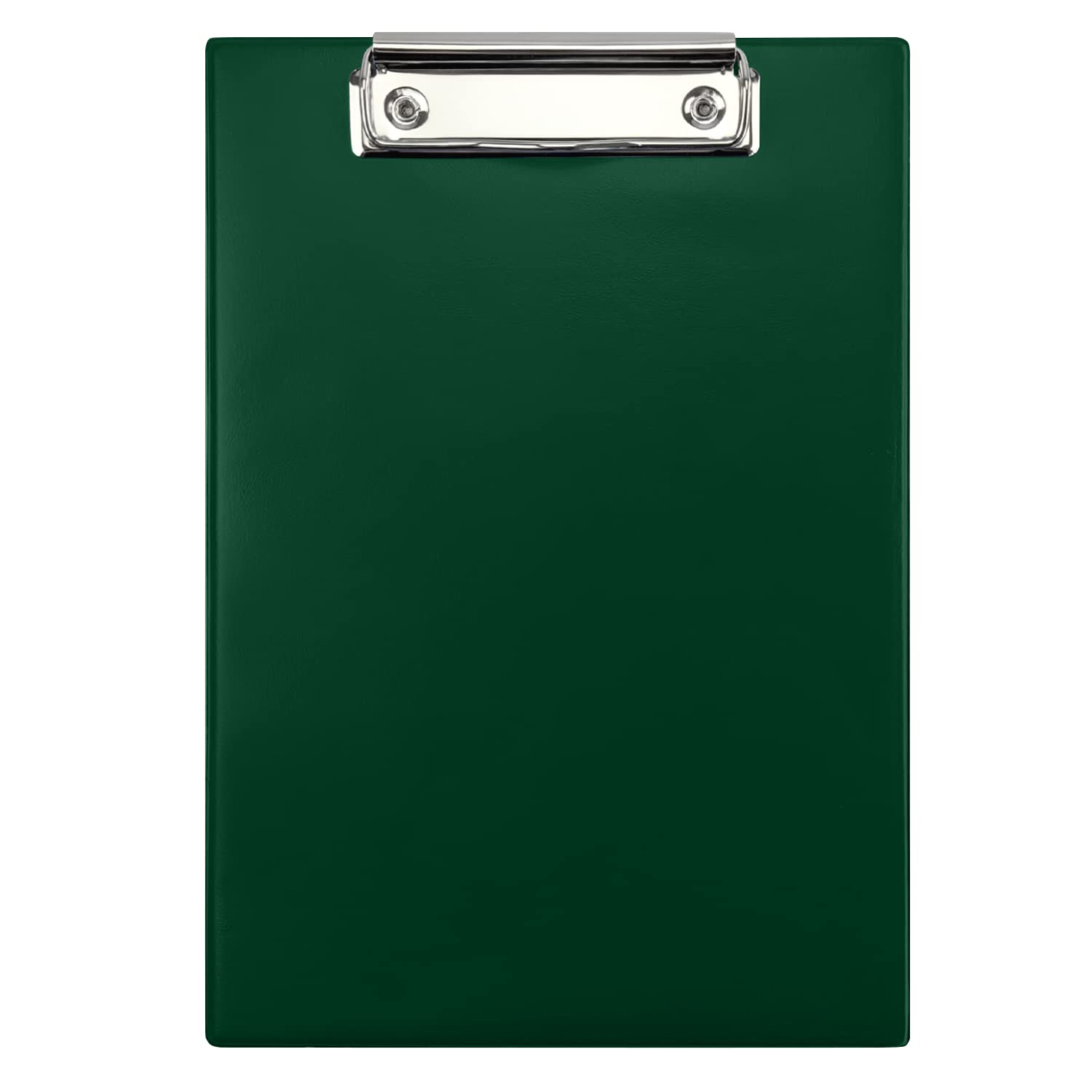 Netuno Clipboard A5 with Clip Dark Green Writing Board with Metal Clamp Hard Plate Plastic Writing Case Writing Pad Clipboard DIN A4 Document Holder Writing Board with Clip