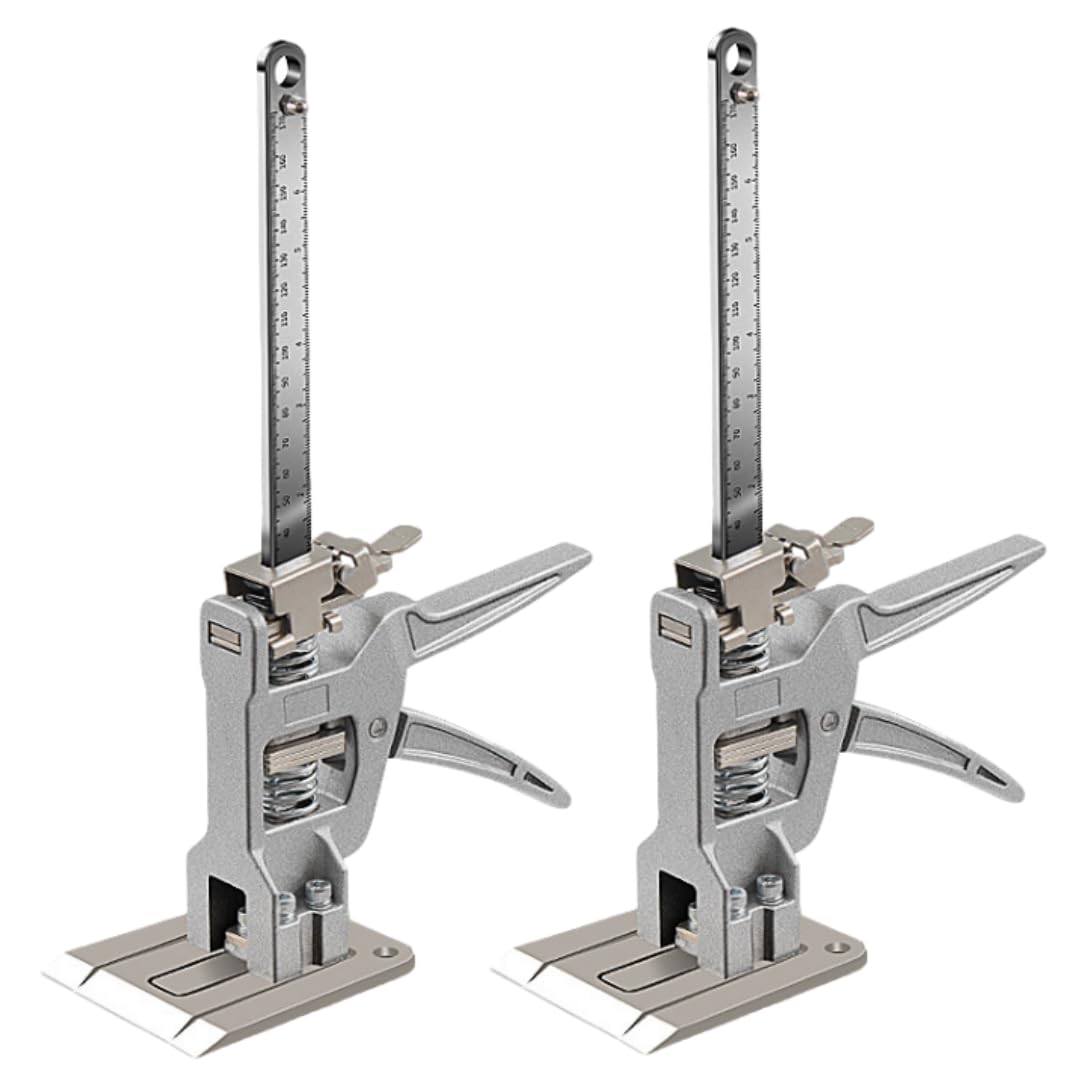 Sponsored Ad – Hand Lifting Tool Jack Heavy Duty 2Pcs,Multi-Function Height Adjustment Lifting Device That Can Support Slow & Speed Down,Suitable for Installing Cabinets,Flooring & Windows,Load 880LBS/400KG