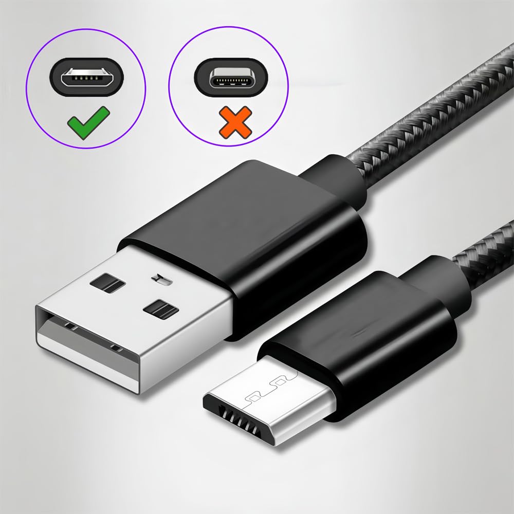 Cavo di ricarica micro USB per Dremel Lite 7760, PawControl 7760-PGK, cavo di alimentazione per utensili rotanti cordless compatibile con Dremel 7350, Hardell, Goxawee, APEXFORGE – 1,5 m