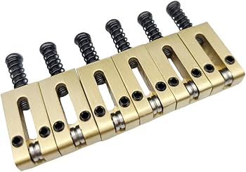 Amazon.com: Kaynes 6PCS 10.5MM Guitar Bridge Roller Saddles