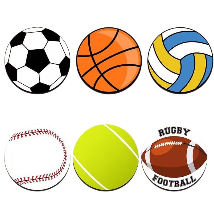 Posavasos para cueva de hombre y fiestas deportivas juego de 6 unidades de madera rústica