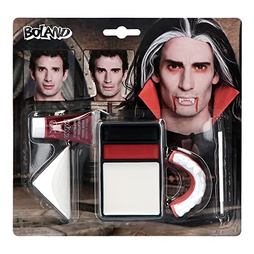 Boland - 45086 Kit Maquillage Vampire Adulte Blanc Taille Unique
