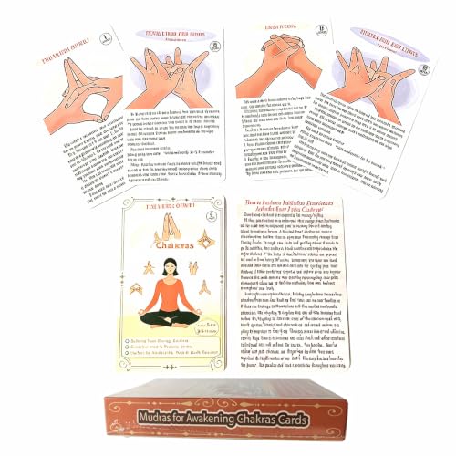 Soulagement de l'anxiété par les cartes Mudra éveil des chakras et gestes