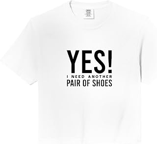 Shoe Collector Yes! I Need Another Pair of Shoes Comfort Colors Crop Top