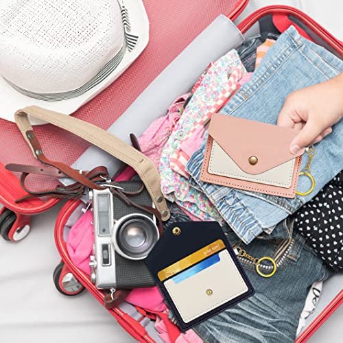 2 Pack Birth Control Pill Case Sleeve Packet 4.3 X 3 Inch Wallet Pu Leather Medicine Holder Privacy Protection Birth Control Pill Pouch Contraceptive Medicine Holder