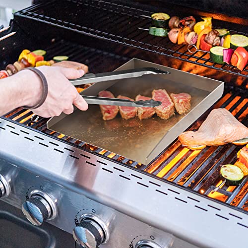 Plancha Grillplatte WELL GRILL 30x40cm aus Edelstahl