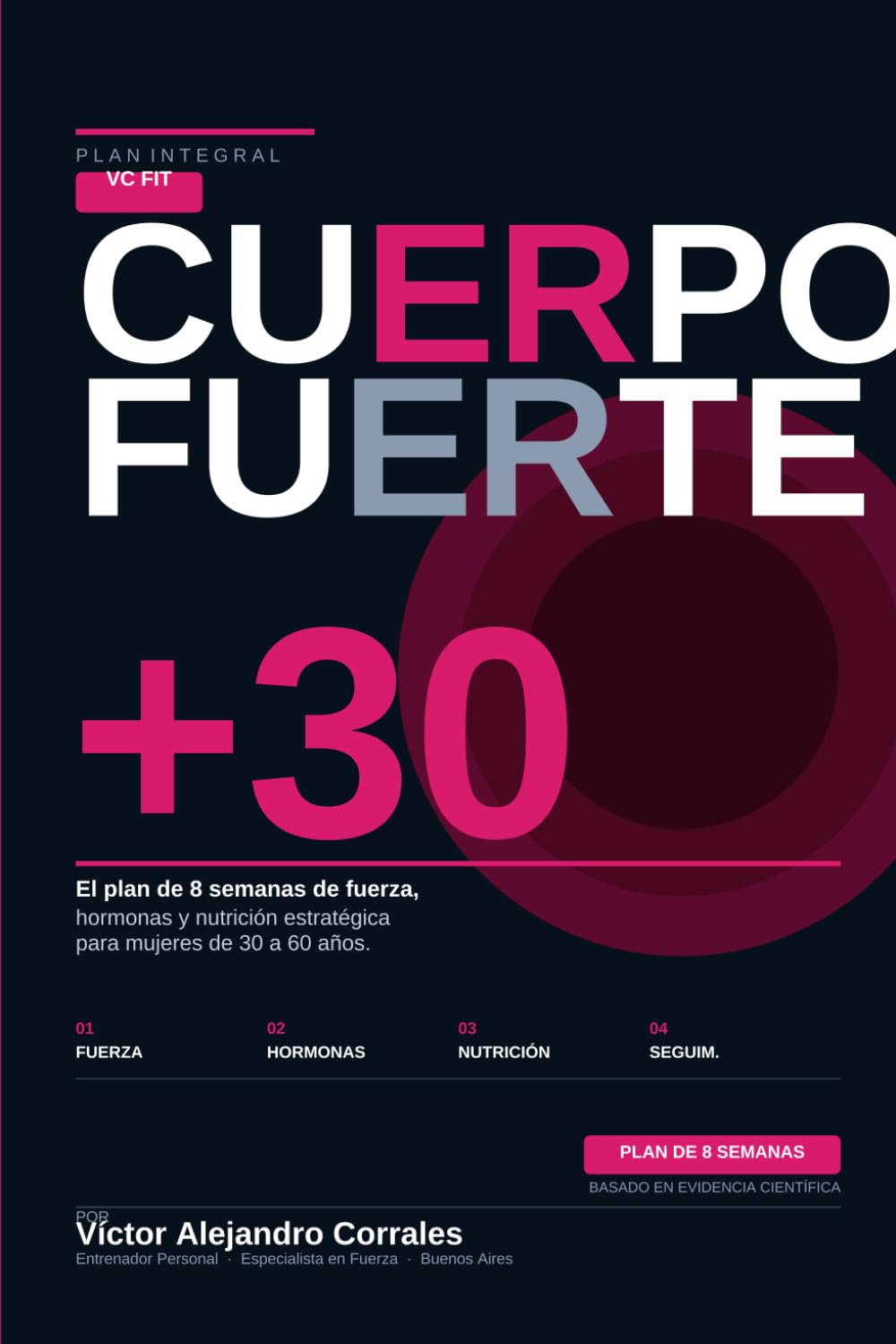 CuerpoFuerte +30: Guía completa de entrenamiento femenino, nutrición hormonal y recomposición corporal para mujeres de 30 a 60 años