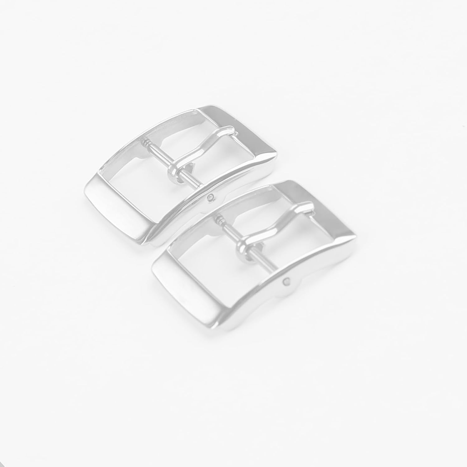 Stainless Steel 17MM 19MM Watch Strap Buckle Compatible with Swatch Watch Band Replacement watch part for men and women