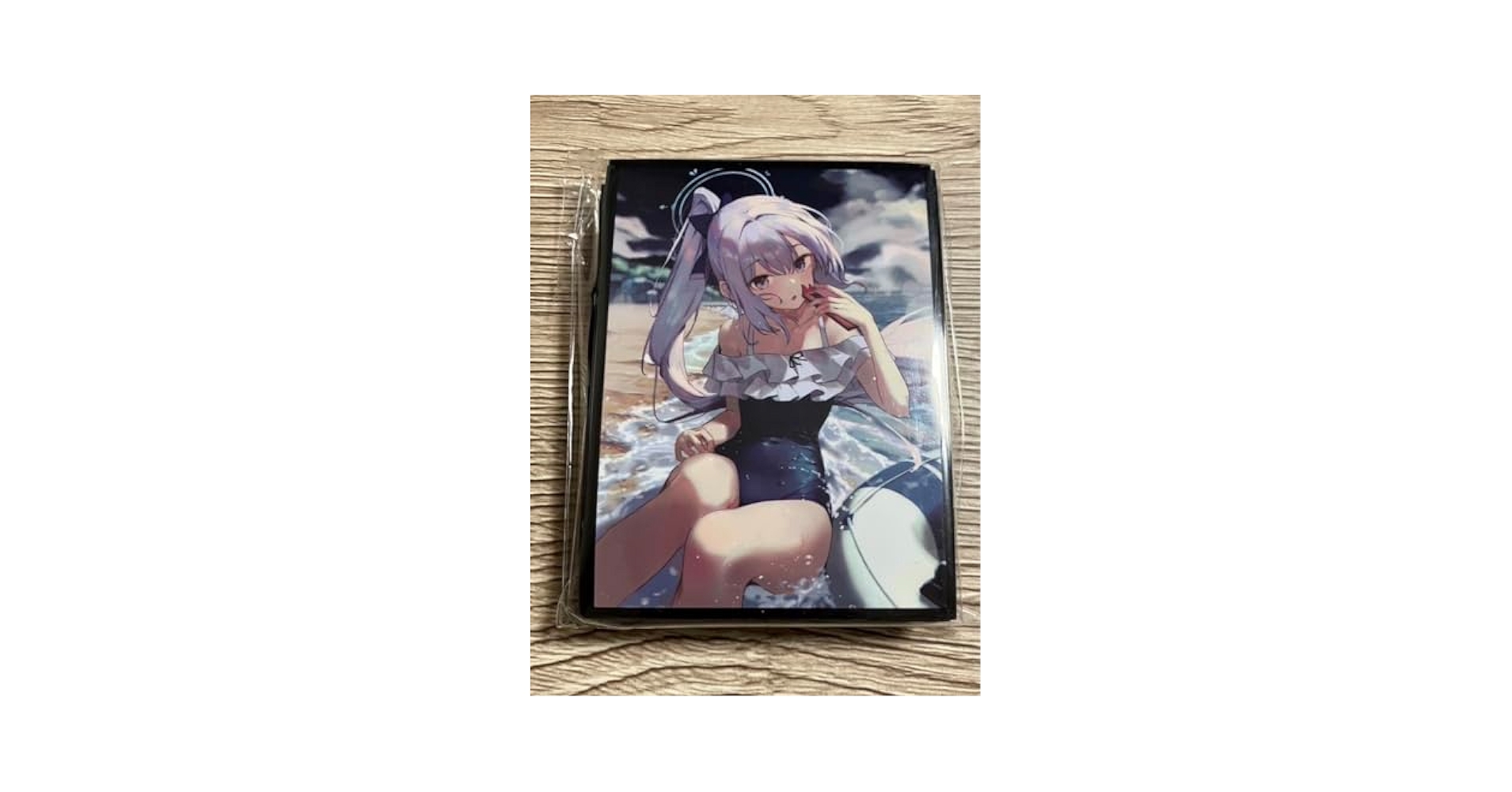 サンパン　ブルーアーカイブ　スリーブ　プレイマット　ミヤコ　水着 Amazon.co.jp: サンパン アーカイブ スリーブ 水着ミヤコ by