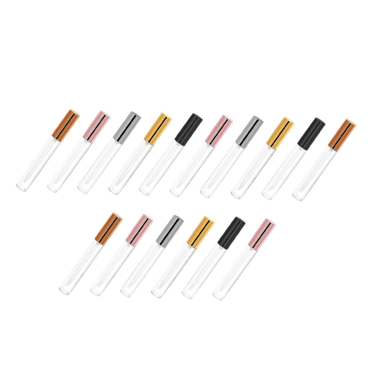Healvian 30 Piezas Tubo De Brillo Labial Botella De Color Labial Simple Tubo De Esmalte De Labios Para Brillo Labios y