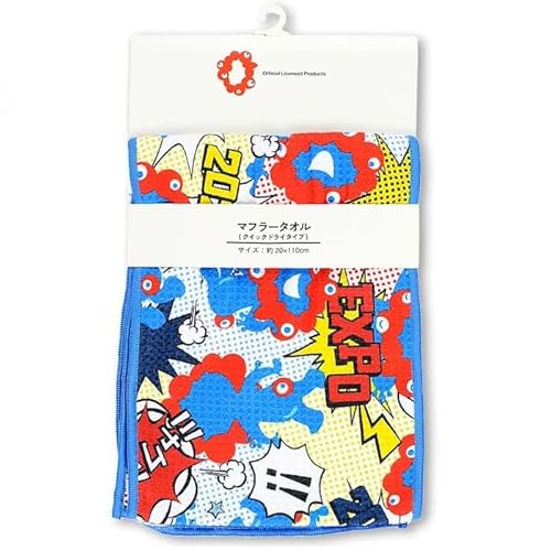 大阪万博 速乾マフラータオル【ポップ柄】2025年版 / 大阪・関西万博 タオル マフラータオル スポーツタオル 大阪万博グッズ ミャクミャク 万博グッズ ミャクミャクのサムネイル