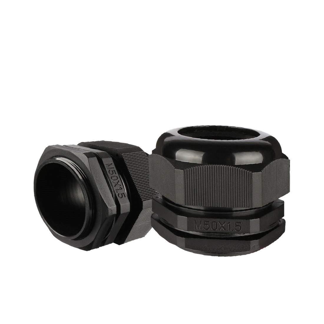 Kabelverschraubung M50 wasserdicht IP68 Nylon Kabelverschraubung M50 wasserdicht IP68 10 Stück M50 Wasserdichte IP68 Nylon Kabelverschraubung Gemeinsame Einstel
