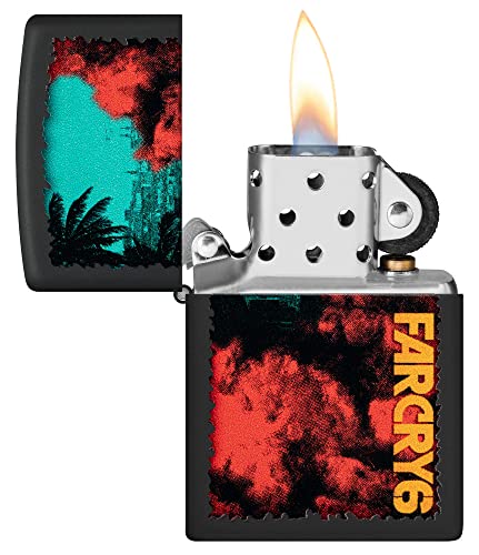 Image of Zippo Unisex-Adult Gaming Lighters, Black Matte Far Cry 6