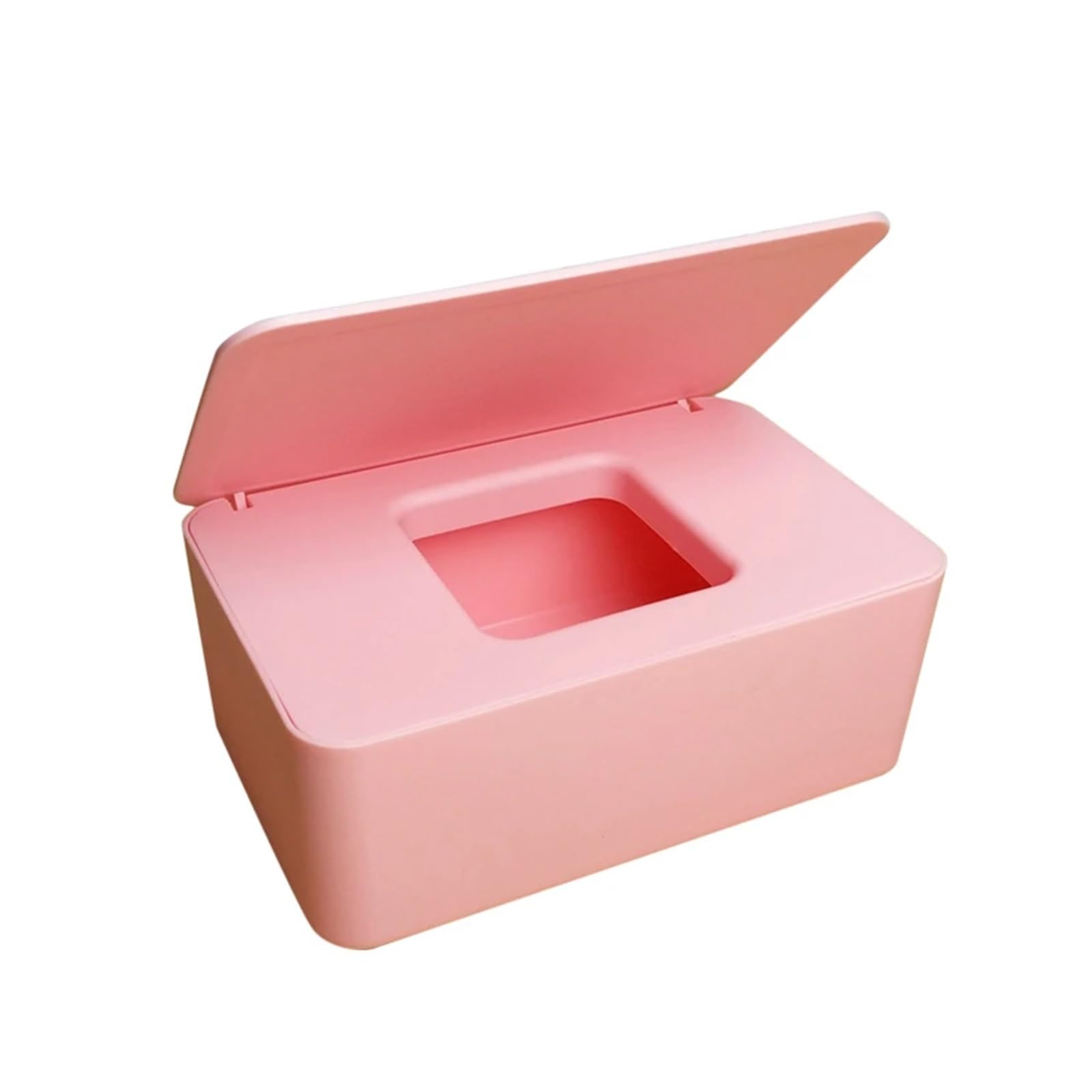 Eefpxwtz Pink Household Square Tissue Box， Plastic Tissue Box Holder Wet Wipes And Paper Towel Dispenser Napkin Organizer Multicolor(Pink)
